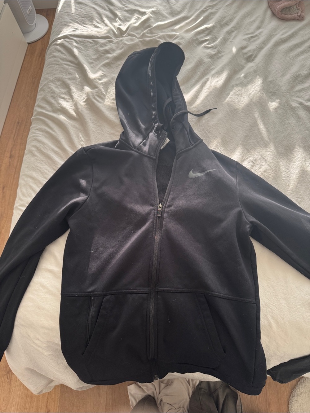 Nike Black Men’s Full-Zip Performance Hoodie Jacket
